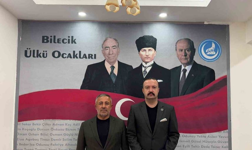 Bilecik siyasetinde dayanışma: AK Parti teşkilatından Ülkü Ocakları başkanına nezaket ziyareti
