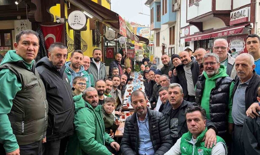 Bursa'da Üftade Hazretleri'nde Selim Kurtulan ve hastalar için dua buluşması