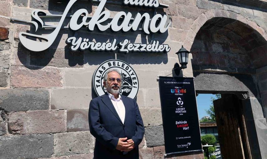 Talas lezzetleri tarihi konakta Türkiye kültür yolu'nda