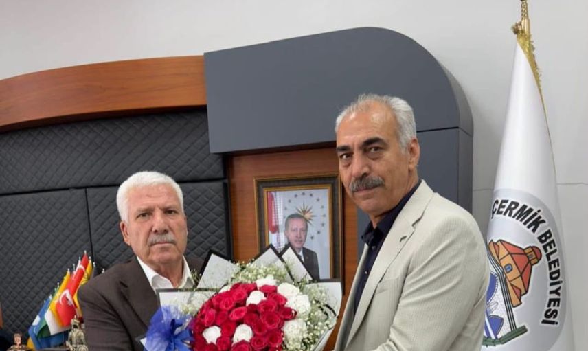 Çermik'te huzur nöbeti: zabıta haftası belediyede karşılandı