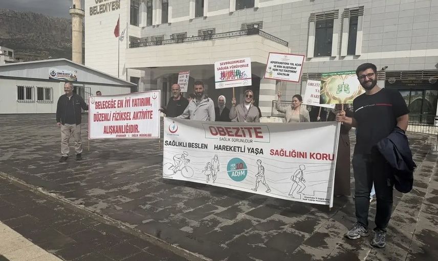Çermik'te sağlık çalışanlarının adım adım obezite farkındalığı