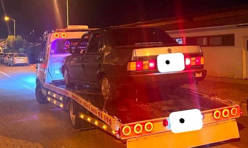 İnebolu'da gürültü denetimi: ses sistemi takan 5 araç 30 gün trafikten men edildi