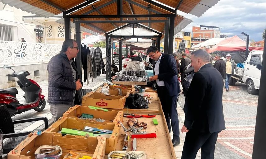 Yenipazar'da esnafla buluşma: talepler dinlendi, destek vurgulandı