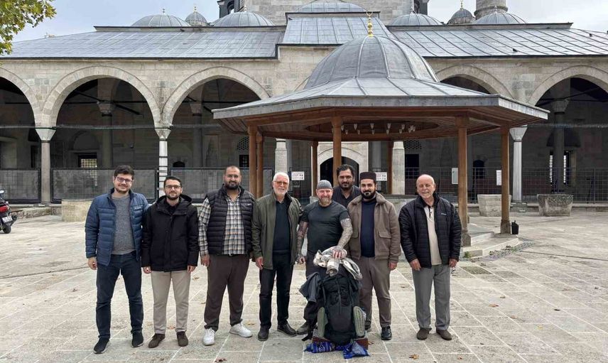 Berlin'den kutsal topraklara yürüyüş: Umar 88. günde Babaeski'de