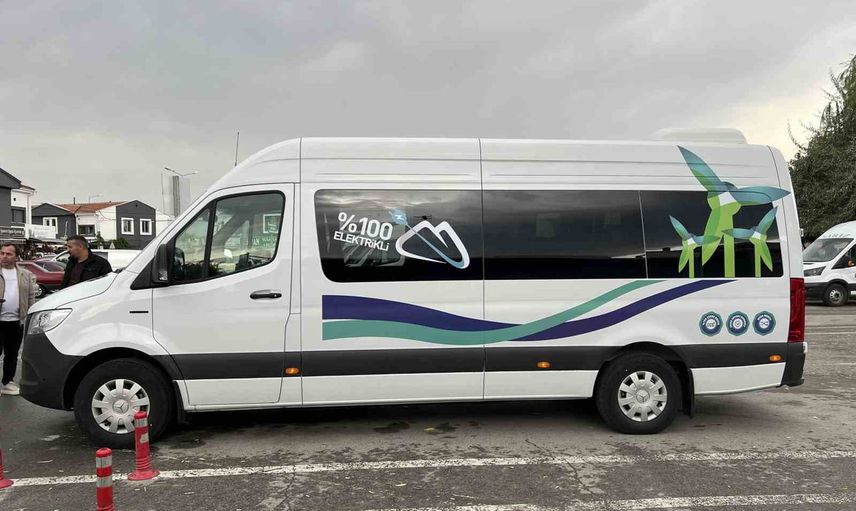 Kayseri'de ilçe taşımacılığı elektrikli araçlarla yenileniyor