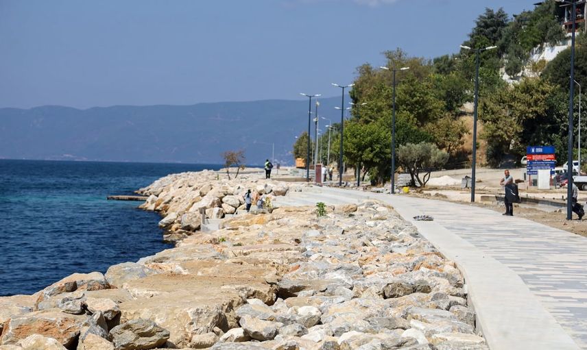 Gemlik sahilinde maviyle yeşili birleştiren 47 bin metrekarelik dönüştürme hamlesi