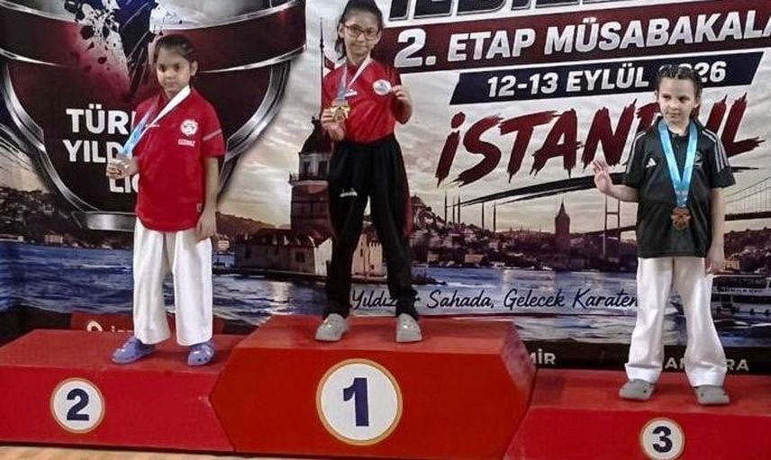 Körfezli karateciler İstanbul'da kürsüleri doldurdu