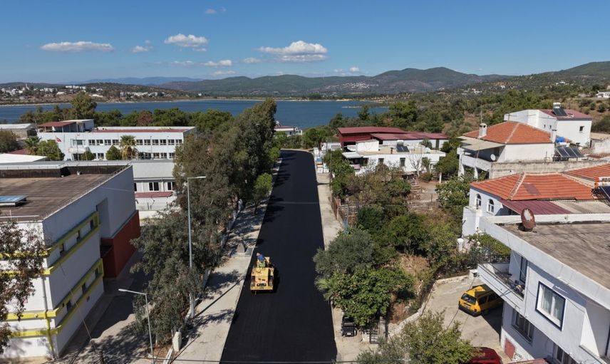Bodrum’da Mumcular, Gölbaşı ve Gümüşlük’te kapsamlı asfalt çalışmaları