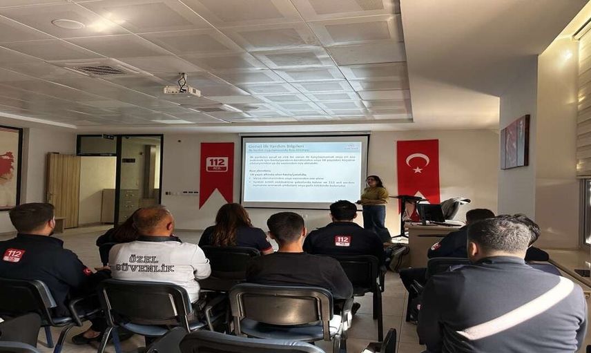 Şırnak'ta 112 personeline kapsamlı ilk yardım eğitimi