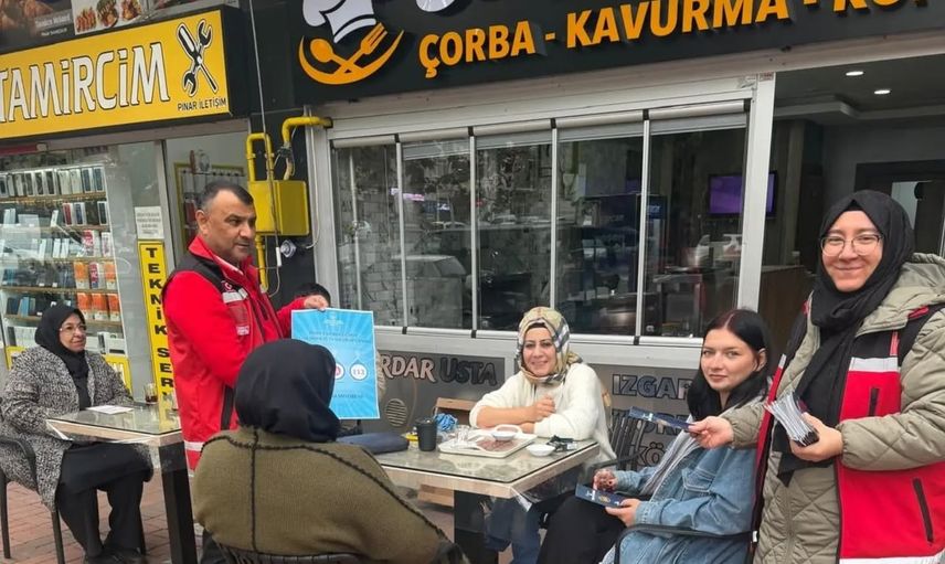 Gediz'de şiddete karşı bilinç yükseltiliyor