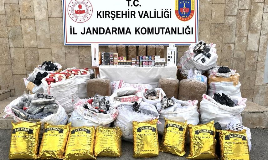 Gişede durdurulan araçtan 2,8 milyon liralık gümrük kaçağı yük ele geçirildi