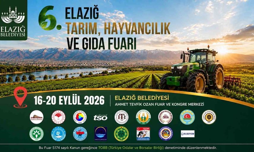 Tarım ve gıda buluşması: Elazığ fuarı üreticiyi sahaya çağırıyor