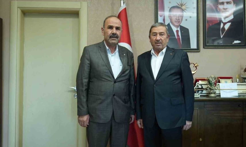 Darende'de ilçe başkanına hayırlı olsun ziyareti: belediye başkanı Bozkurt'tan birlik vurgusu