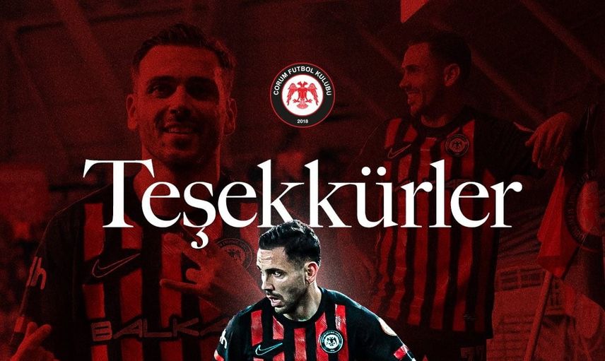 Çorum FK'da veda: Burak Çoban ile yollar karşılıklı fesihle ayrıldı
