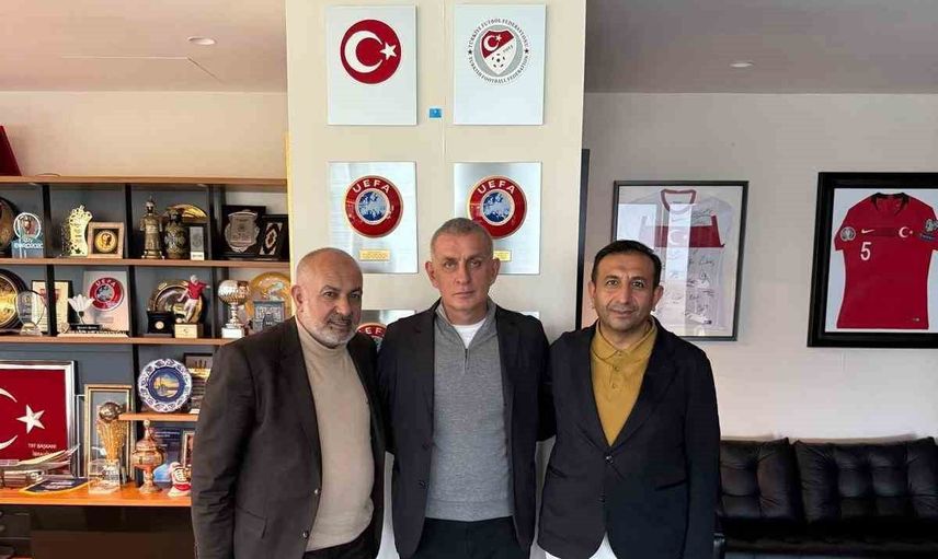 Kayserispor'dan TFF başkanına nezaket ziyareti