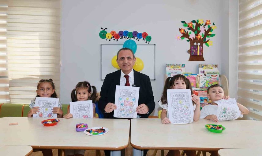 Yüreğir başkan vekili Tarık Özünal minik yürekler kreşi'nde yeni eğitim yılı heyecanına ortak oldu