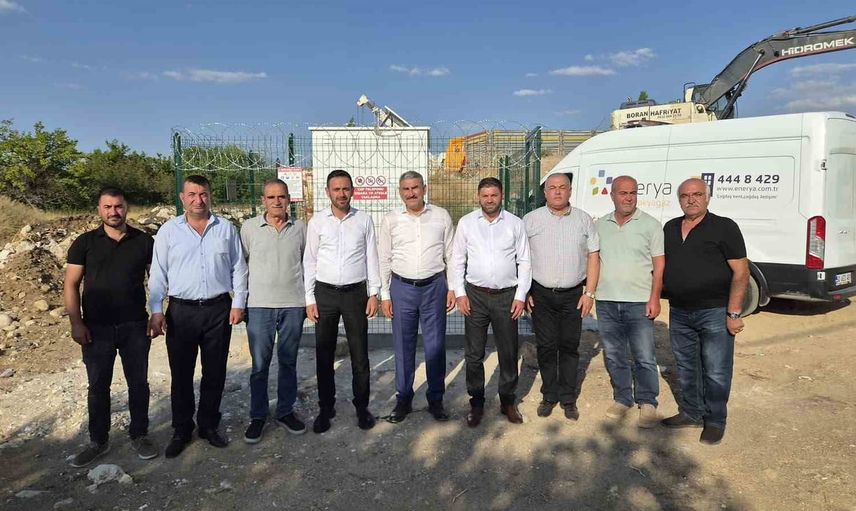Gümüşler beldesinde doğal gaz altyapısı tamamlandı