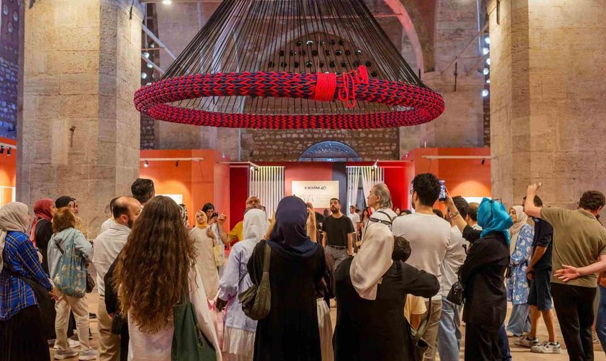 Tophane'de cilt sanatına ilgi: Kitaba Vefa 10 günde yaklaşık 30 bin ziyaretçi çekti