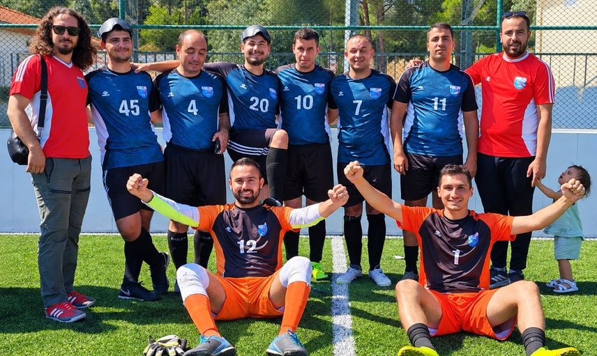 Denizli görme engellilerden farklı zafer: 14-1