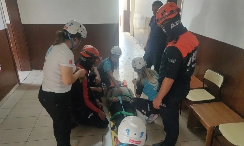 Kofçaz kaymakamlığında tatbikatla afet hazırlığı güçlendirildi