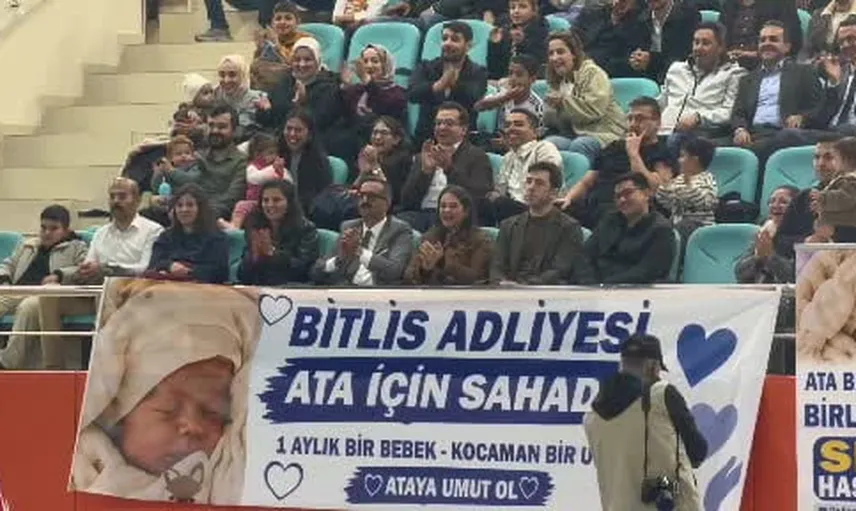 Bitlis adliyesi Ata bebek için sporla dayanışma başlattı