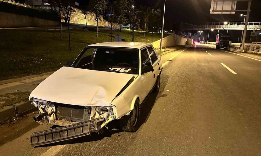 Kastamonu'da Kuzeykent kavşağında zincirleme çarpışma: sürücü yaralandı