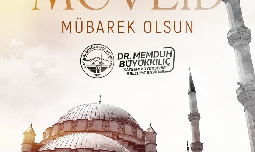 Huzur ve merhamet vurgusu: Büyükkılıç'tan Mevlid Kandili mesajı