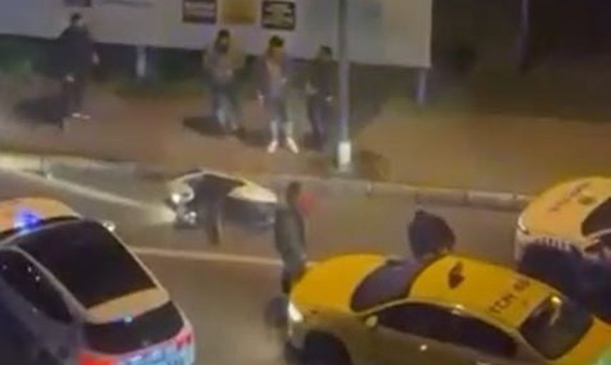 Esenyurt'ta kaçan motosikletliye polisin havaya uyarı ateşi
