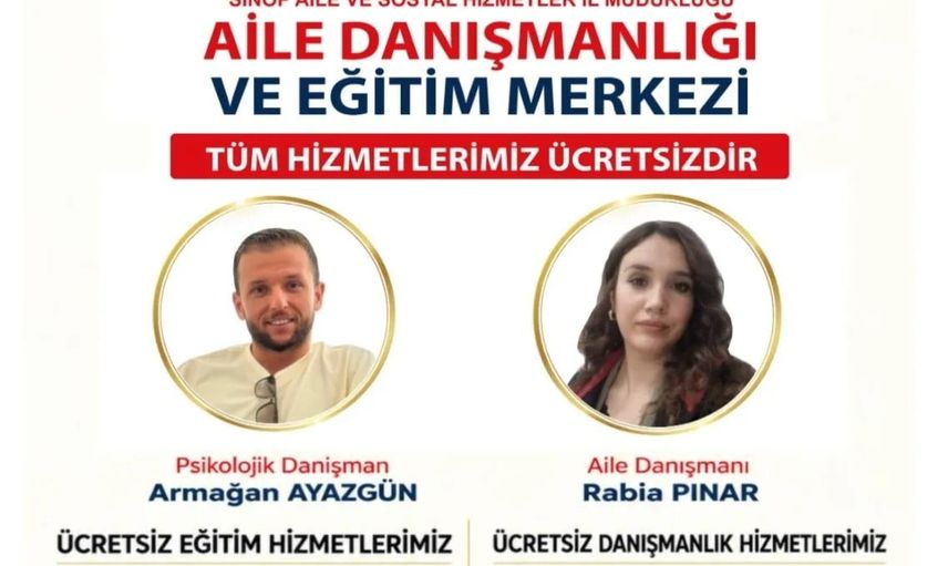 Sinop ailelerine ücretsiz rehberlik: iletişimden evliliğe kapsamlı destek