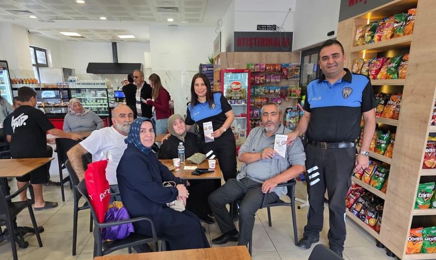 Bozüyük'te kadınlara KADES ve dolandırıcılık uyarılarıyla bilgilendirme