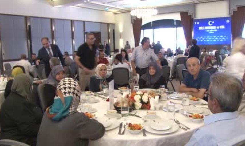 Vefa buluşmasında AK Parti şehit yakınları ve gazilerle dayanışma