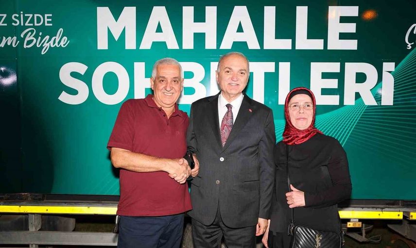 Başkan Özlü mahalleyle buluştu: Bahçeşehir'in potansiyelini anlattı