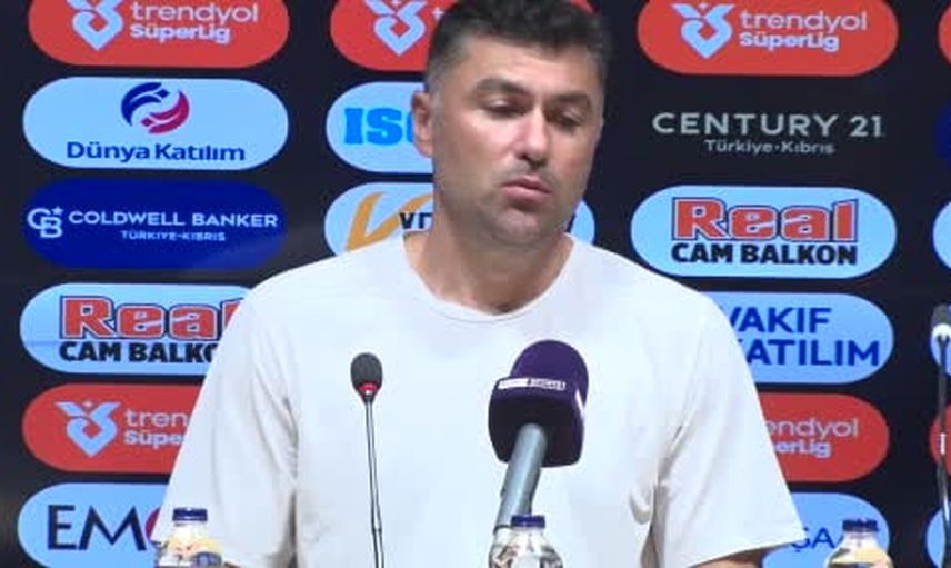 İlk devrede kaybettik diyen Burak Yılmaz: ikinci yarı umut verdi