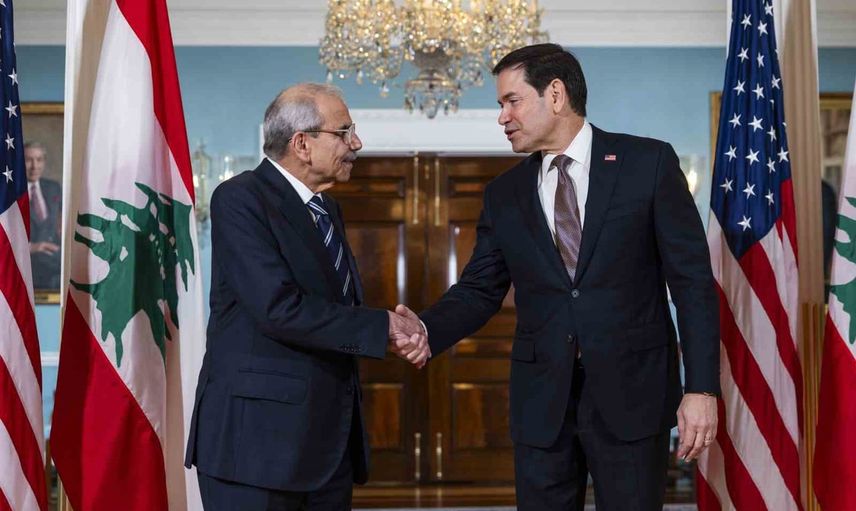 Nawaf Salam Washington'da tam egemenlik vurguladı, üçlü çerçevenin uygulanmasını istedi