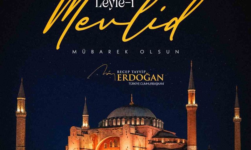 Gönüllerde rahmet temennisi: cumhurbaşkanı Erdoğan'dan Mevlid Kandili mesajı