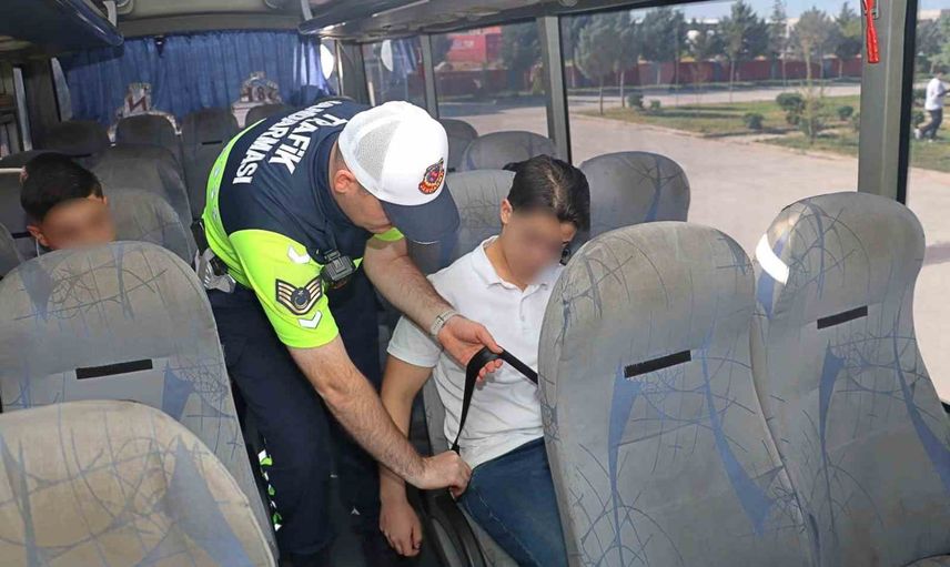 Açılan eğitim yılında Aksaray’da servis denetimleri yoğunlaştı