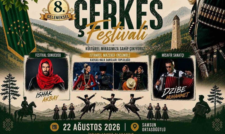 Terme'de 8. geleneksel Çerkes festivaliyle Kafkas mirası yaşatılacak