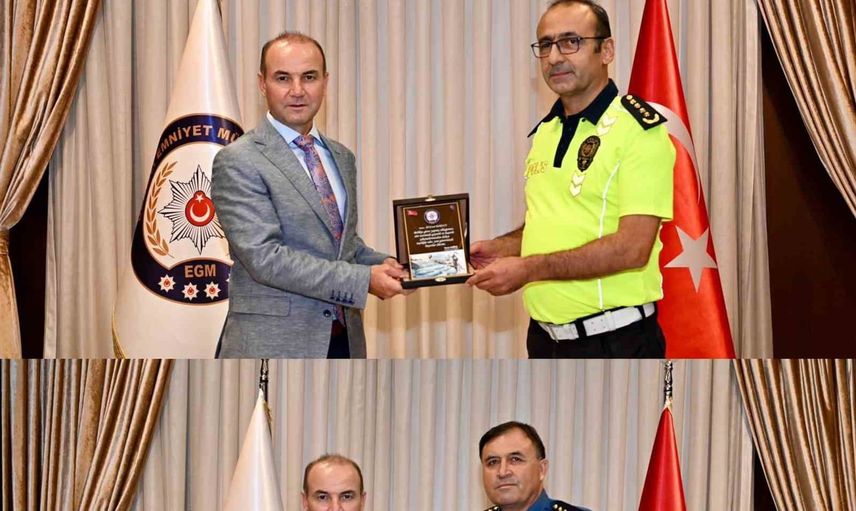 Denizli'de 5 müdür yardımcısı 1. sınıf emniyet müdürü rütbesine yükseldi