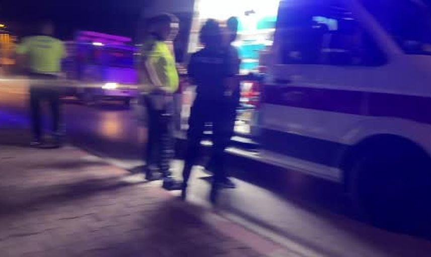Burdur'da Topraklık Caddesi'nde hakimiyet kaybı sonucu motosiklet devrildi