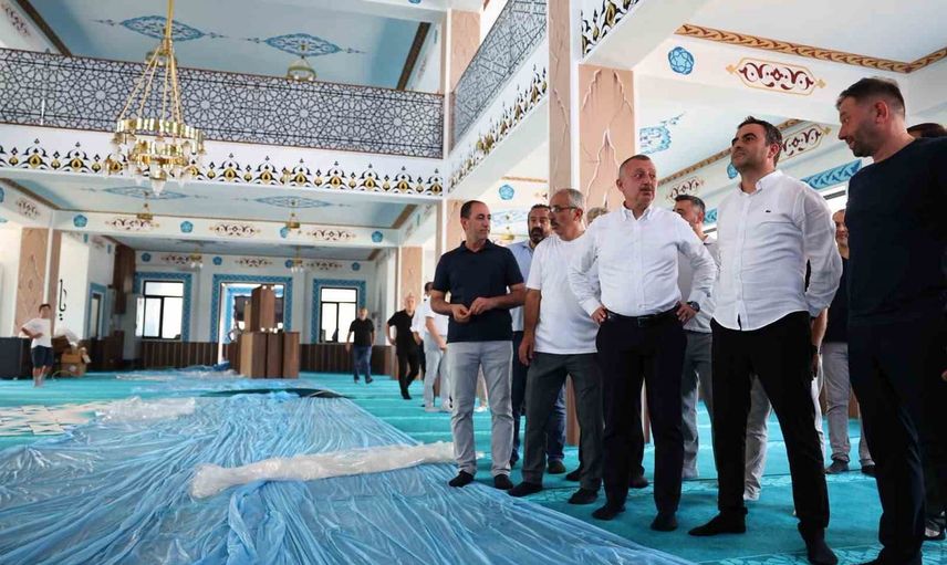 Vezirçiftliği'ne yeni bir simge: Gazze Şehitleri Camii ibadete hazırlanıyor