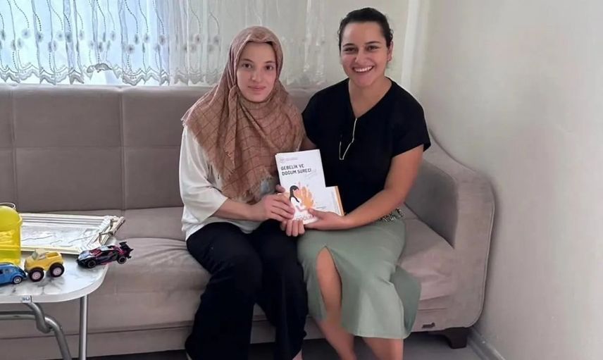 Boyabat'ta ev ziyaretleriyle anne ve bebek sağlığı güçlendiriliyor