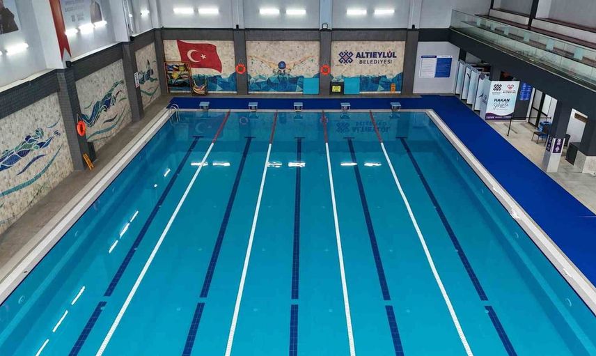 Gazi Mustafa Kemal Atatürk spor kompleksi kışa hijyen ve güvenlikle hazır