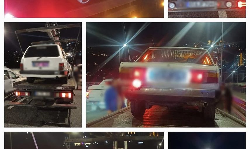 Ortahisar'da modifiye araçlara sıkı denetim: cezalar 100 bin lirayı aşıyor