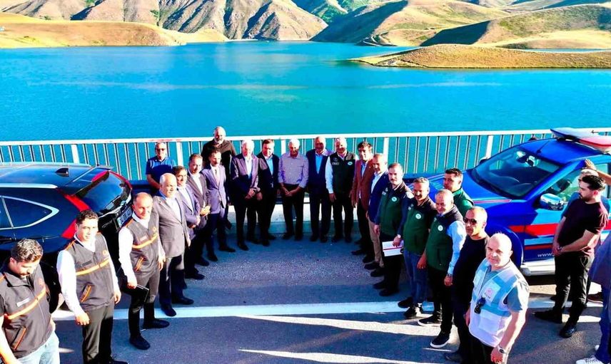 Binali Yıldırım Turnaçayırı şantiyesinde sulama projesinin ilerleyişini inceledi