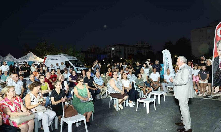 Yüzüncüyıl'da akşam çayı: Şadi Özdemir mahalleyle doğrudan temas kurdu