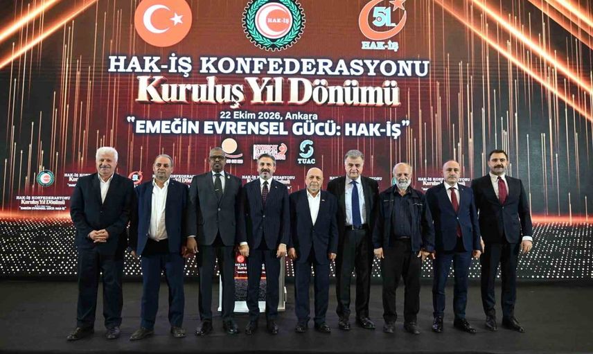 Hak-İş 51. yılını 'emeğin evrensel gücü' temasıyla kutladı