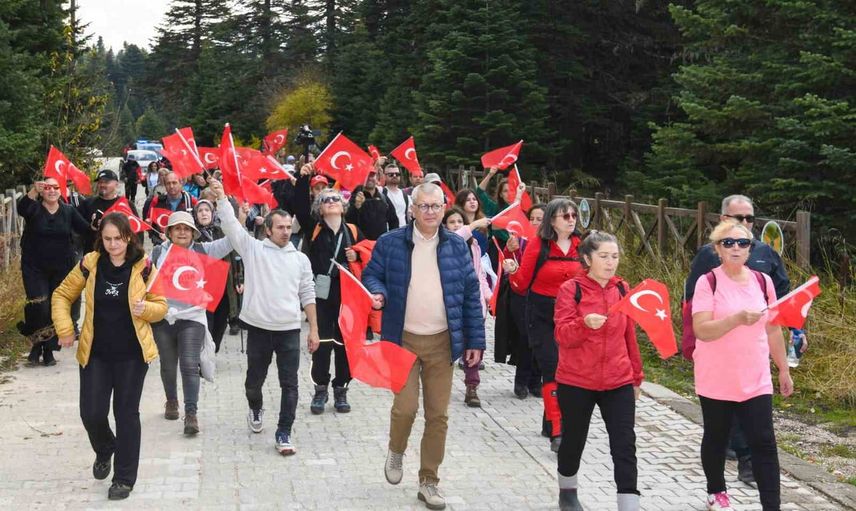 Uludağ’da doğayla cumhuriyet coşkusu