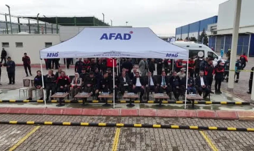 Kayseri'de endüstriyel kaza senaryosu: kurumlar sahada hazırlığını test etti