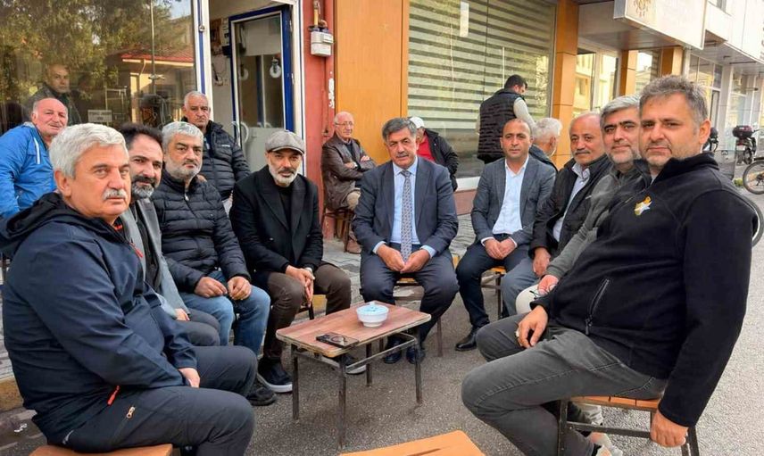 Vatandaşla omuz omuza başkan Aksun talepleri yerinde dinliyor