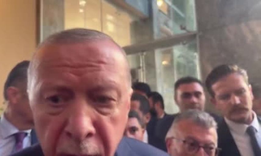 Parti toplantısı sonrası kameralar önünde: Erdoğan gazetecilerin sorularını yanıtladı
